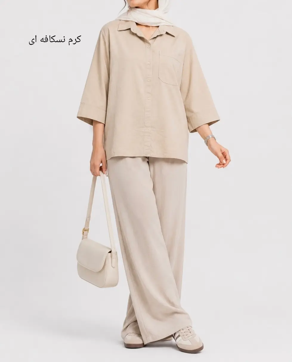 تونیک مانتویی لینن مانا